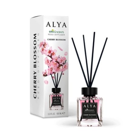 Alya Room Freshener Cherry Blossom Reed Diffuser - 100ml