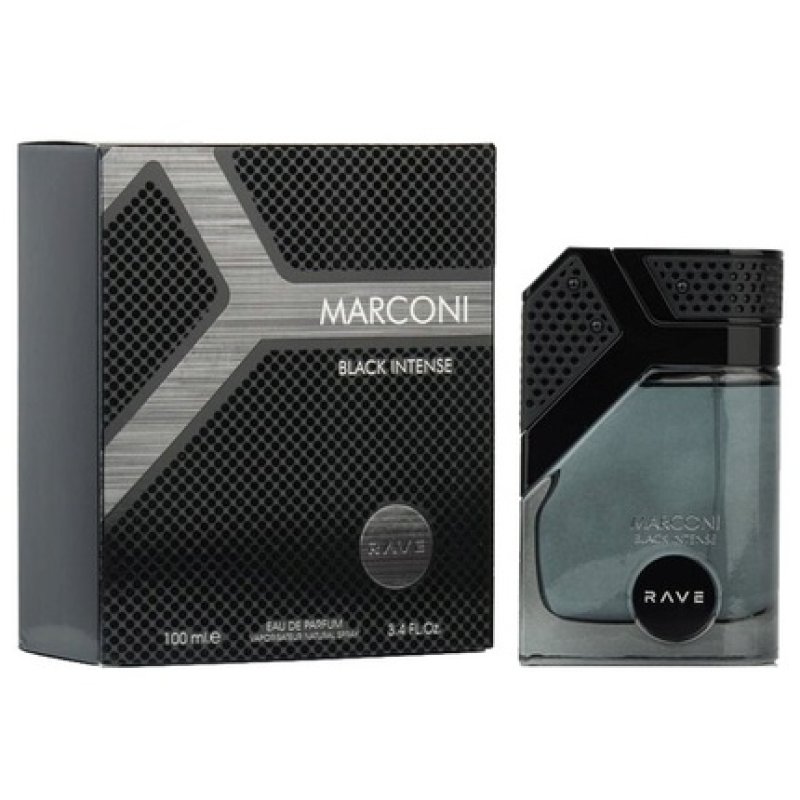 Rave Marconi Black Intense Eau De Parfum For Men 100 Ml