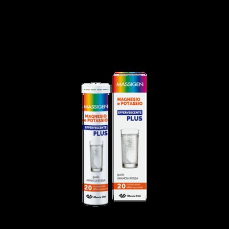Magnesium and Potassium Effervescent Plus Massigen 20 Tablets
