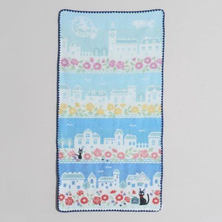 KIKI LA PETITE SORCIERE - Jiji ciel bleu de Koriko -Serviette 60x120cm