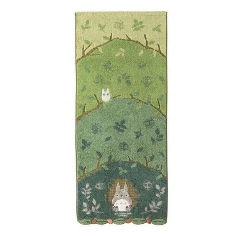 Ghibli - Mon voisin Totoro - Serviette Totoro se cachant dans les arbres 34x80cm
