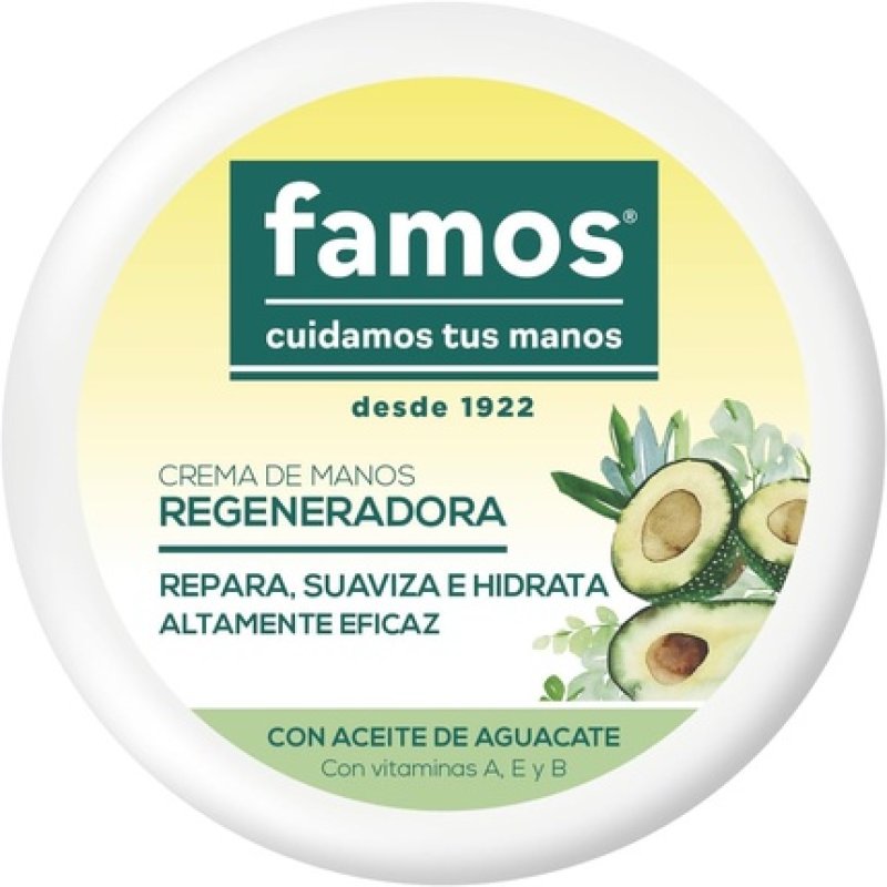 Famous Tarrina Regenerating Hand Cream 250ml