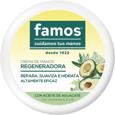 Famous Tarrina Regenerating Hand Cream 250ml
