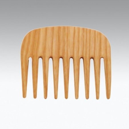 Afro Wooden Comb in Beech 687