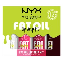 Nyx Professional Makeup Fat Oil Lip Drip Set My Main Status Update Missed Call Newsfeed 4x48ml
