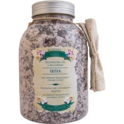 Bohemia Natur relaxing bath salts with hibiscus - Bohemia Gifts & Cosmetics, 1200 g