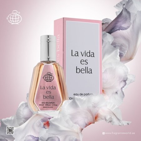 Fragrance World La Vida Es Bella Eau De Parfum For Women, 50 Ml