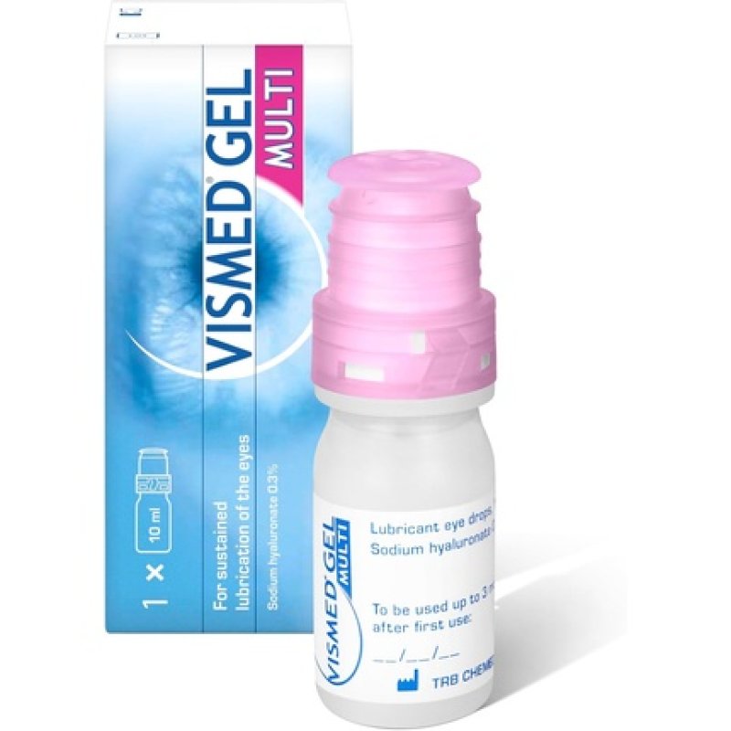 Vismed Gel Multi Preservative Free Eye Drops 0.3% Lubricating Eye Gel