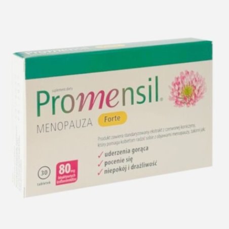 Promensil Forte Menopause Hot Flashes 30 Tablets 1kg