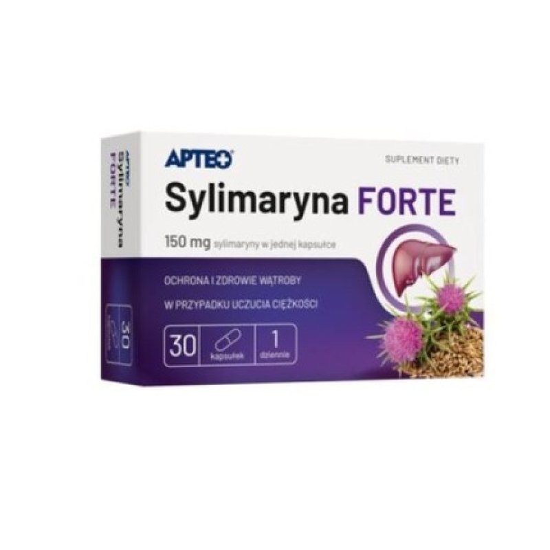 SYLIMARYNA FORTE Silimarin 30 Capsules Healthy Liver Digestion Intestine Milk Thistle