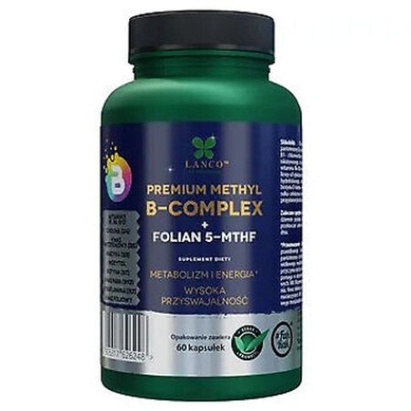 Lanco Nutritions Premium Methyl B-Complex 60 Capsules