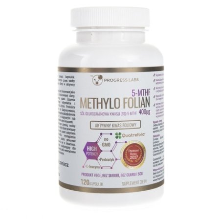 Progress Labs Folic Acid Methylo Folian 400mcg 120 Capsules
