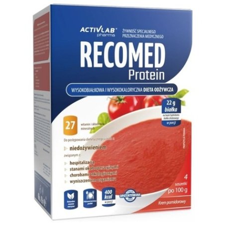 Activlab Pharma Recomed Protein Tomato Cream 4x100g - Pack of 4