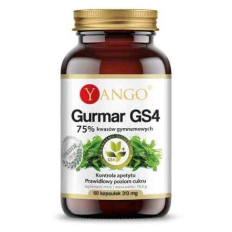 YANGO Gurmar GS4 (75% Gymnema Sylvestre) 60 Vegetarian Capsules
