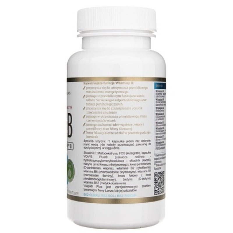 Progress Labs Vitamin B Complex 200% 120 Capsules