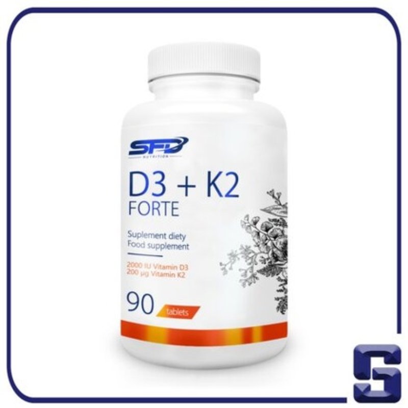 Sfd Nutrition Vitamin D3 K2 Forte 90 Tablets