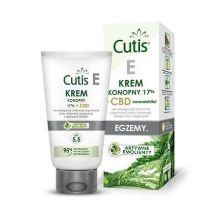 Cutis E Eczema Hemp Cream 17% Cbd 120ml - Long Term Relief