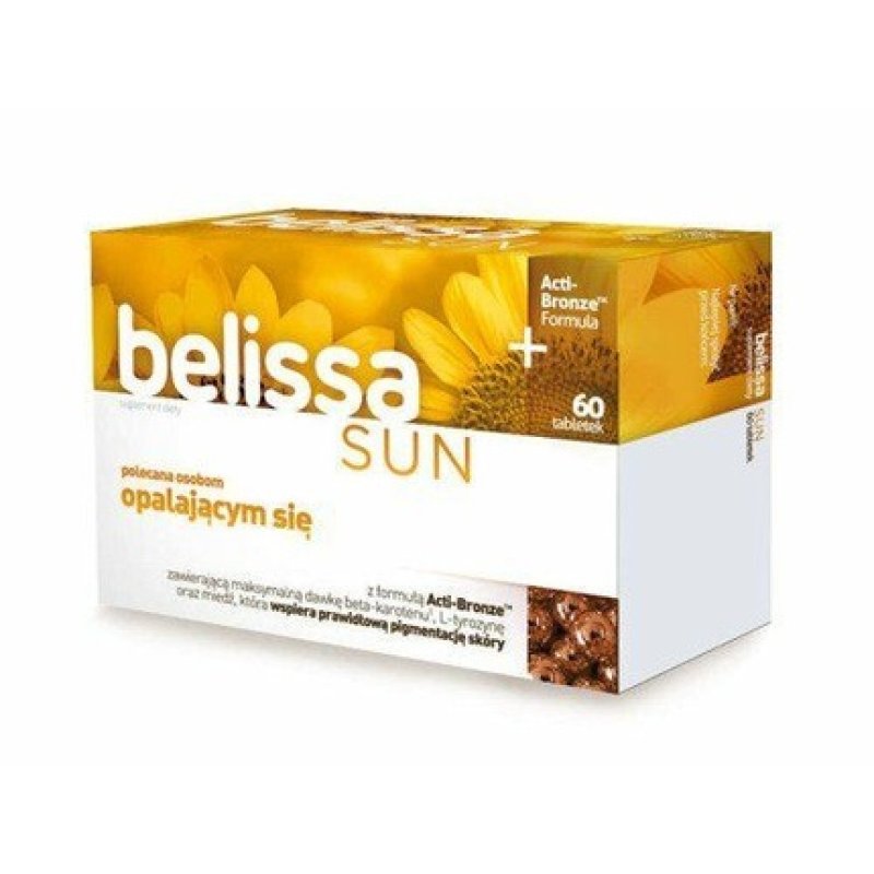 Belissa Sun 60 Tablets for Healthy Skin and Tanning