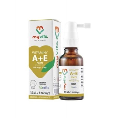 Vitamin A E Forte Liquid Drops 30ml MyVita Poland