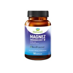 Magnesium Organic 50 Capsules for Nervous System, Stress, Fatigue, Bones, and Teeth
