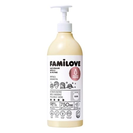 Familove Natural Liquid Soap Blooming Bergamot 750ml