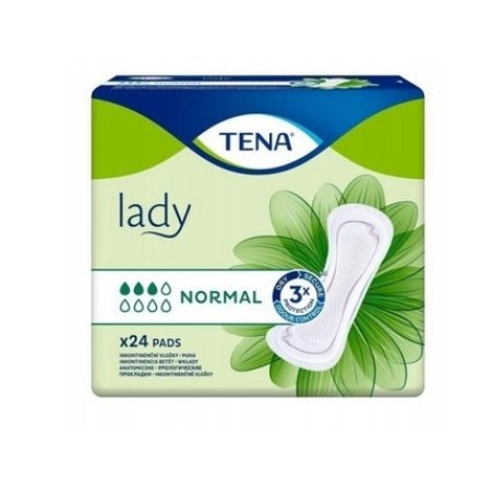 Tena Lady Anatomical Pads Normal - 24 Pieces
