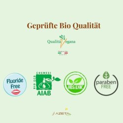 AZETABio Organic Apple Flavored Toothpaste for Babies 0-3 Years 50ml