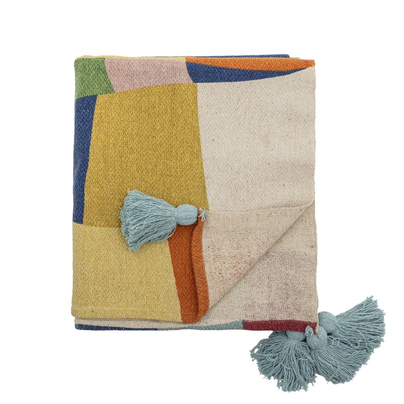 Bloomingville MINI - Colorine Throw - Blue