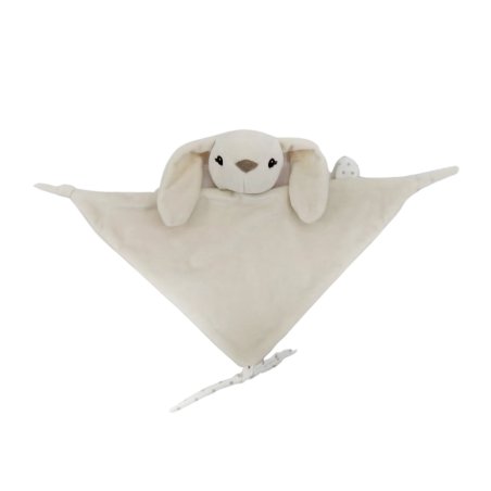 Carlo Baby - Bunny cuddle cloth with pacifier holder - Beige