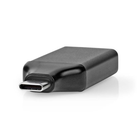 Nedis CCGB64650GY câble vidéo et adaptateur 0 m HDMI USB-C Noir, Gris