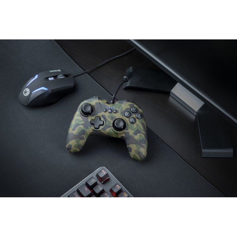 NACON GC-100 Forest Camo Camouflage USB Manette de jeu PC
