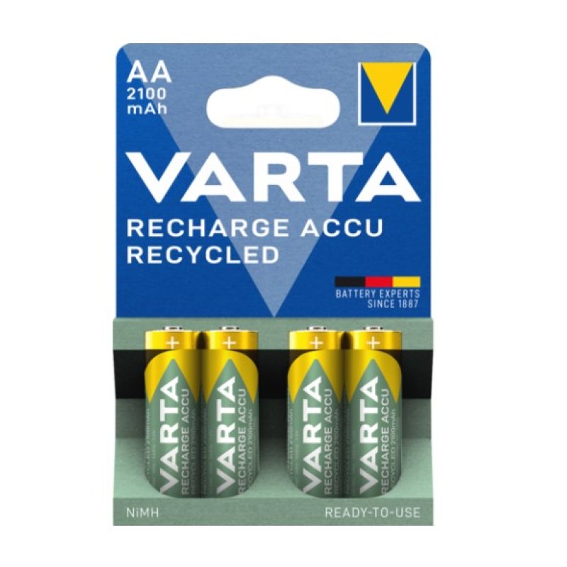 VARTA HR6 AA Recharge Accu Power 2100 mAh 56706 Rechargeable batteries 4 pc(s) Green Yellow