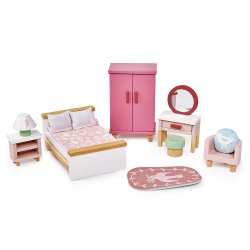 Tender Leaf Toys Dovetail Bedroom Set Salle de bain de poupée