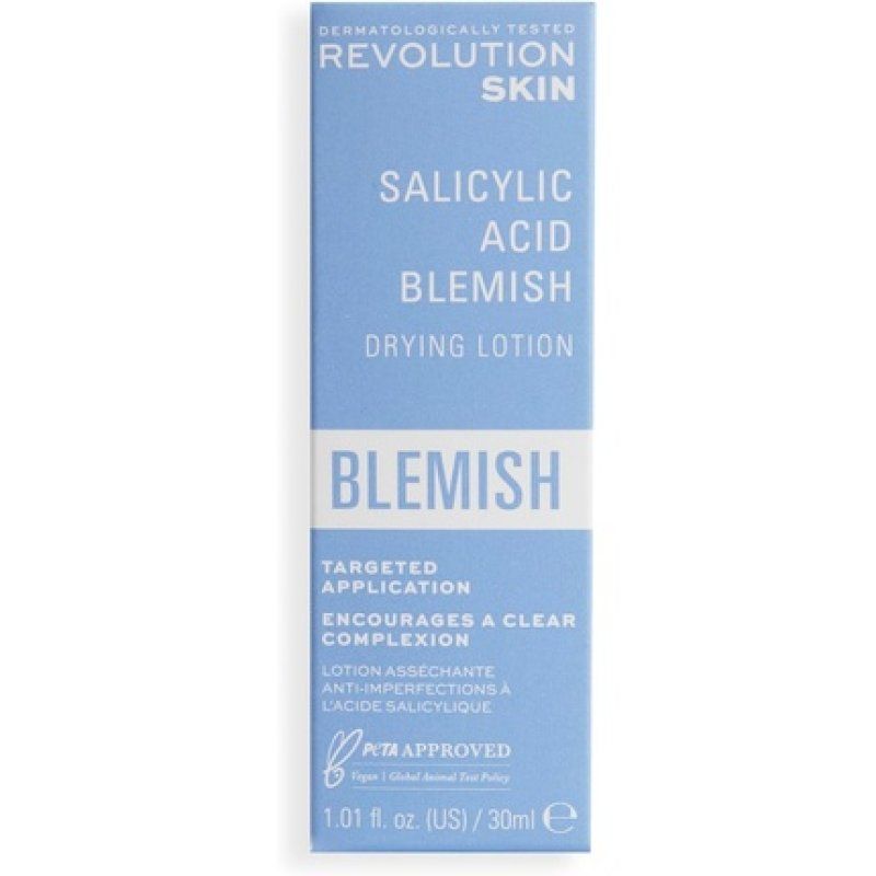 Revolution Skincare London Overnight Drying Lotion for Active Blemishes 30ml