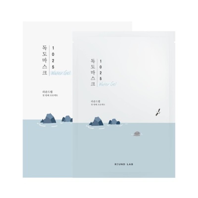 Round Lab 1025 Water Gel Hydration Mask 10 Pack - Hydration Locking Cooling