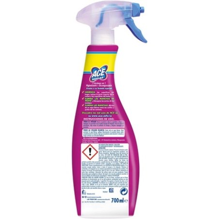 Ace Spray Mousse Bleach Degreaser Home And Clothes 700 Ml