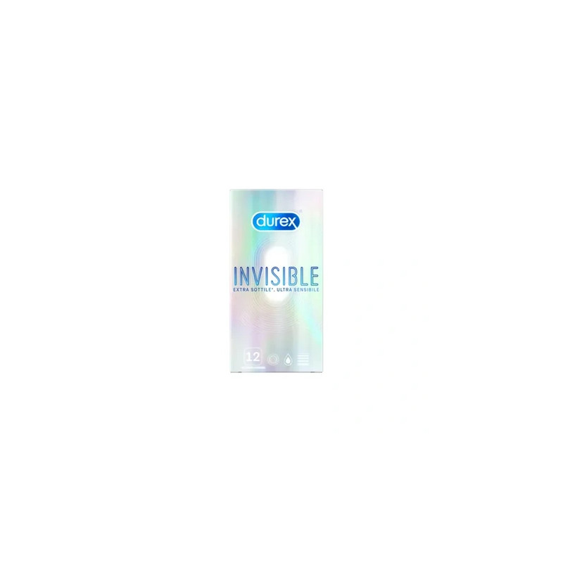 Durex Invisible Extra Thin Ultra Sensitive 12 Condoms