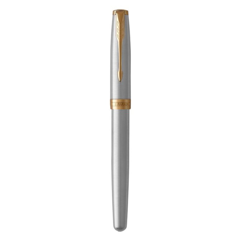 Parker Sonnet Stainless Steel GT Fountain Pen (Fine)