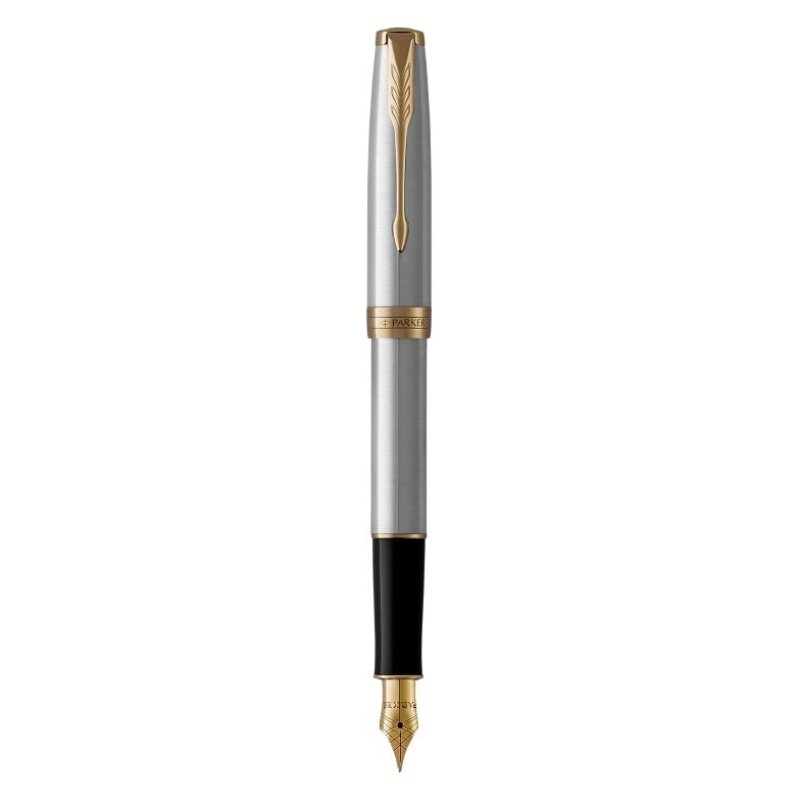 Parker Sonnet Stainless Steel GT Fountain Pen (Fine)
