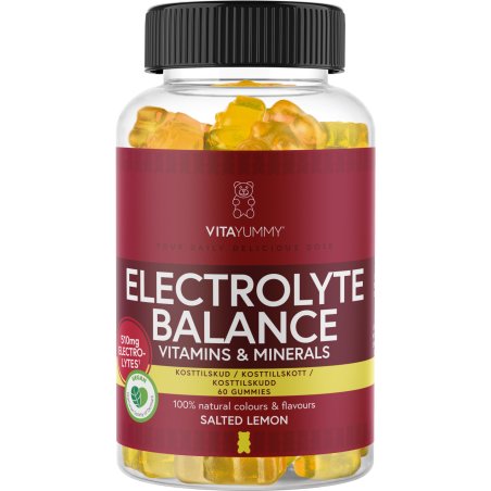 VitaYummy Electrolyte Balance (Salted Lemon) - 60 stk.