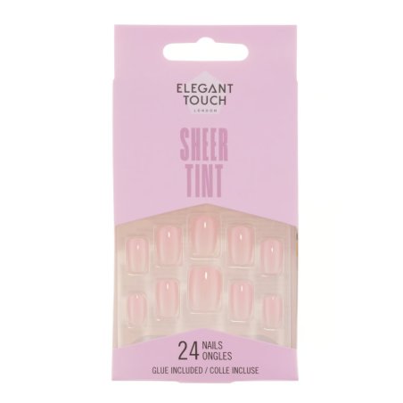 Elegant Touch -Artificial Nails - Sheer Tint Ballerina Pink