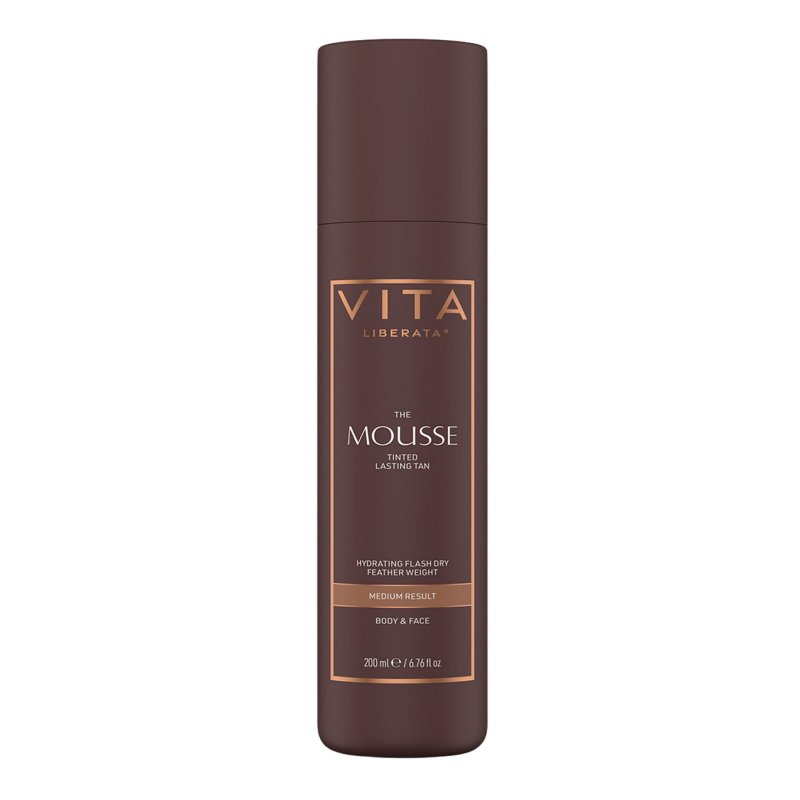 Vita Liberata Tinted Tanning Mousse Medium 200ml - New Packaging and Formula