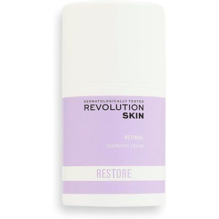 Revolution Skincare London Retinol Overnight Face Cream Reduces Fine Lines Wrinkles Blemish Formation Fragrance Free