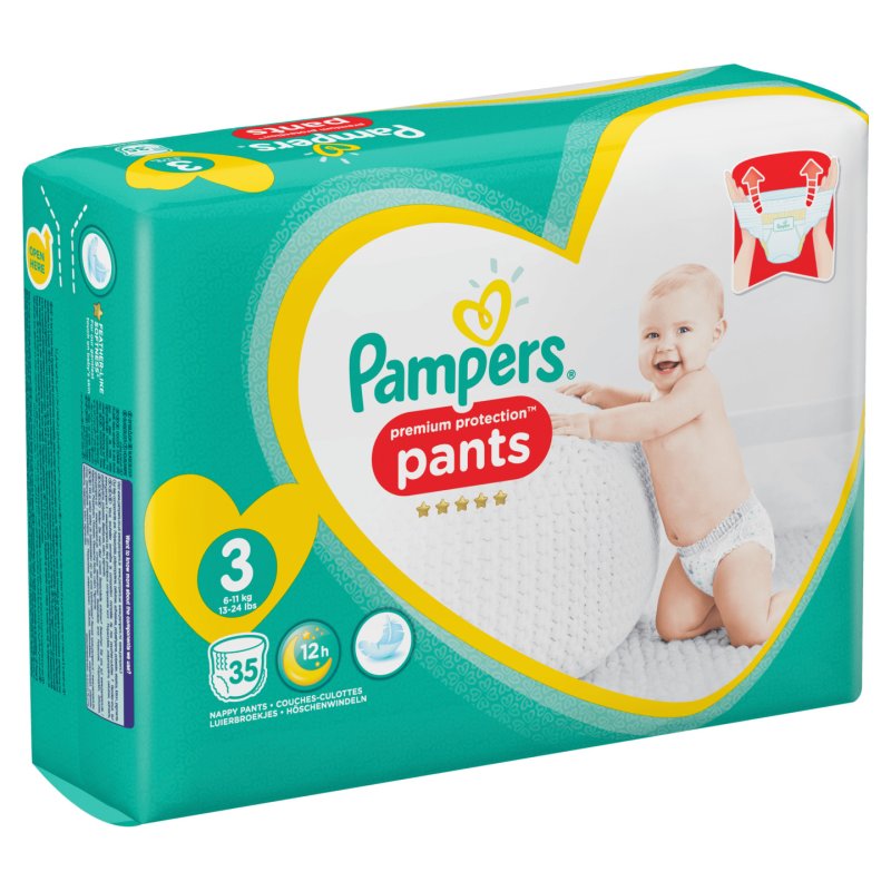 Pampers 81666421 couche jetable Garçon/Fille 3 35 pièce(s)