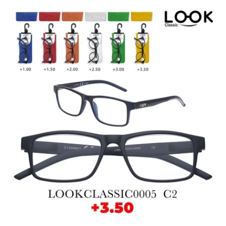Look Optics Look Classic 0005 C2 3.50 Classic Glasses