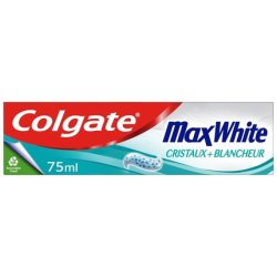 Colgate Max White Crystaux White Toothpaste 75ml White Crystals - Recyclable Tube
