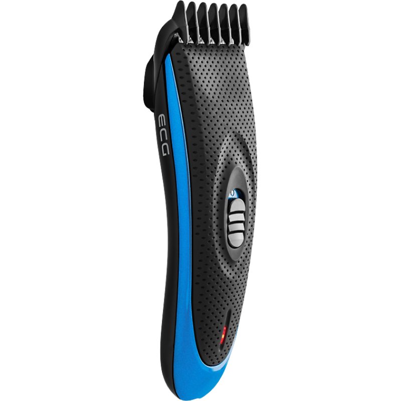 ECG Hair Clipper 9 Cutting Lengths with 1 Attachment 4-16mm Stainless Steel Charging Battery Travel Bag Black ECG ZS