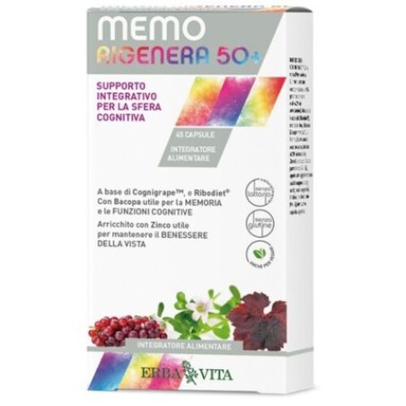 Memo Regenerates 50 Erba Vita 45 Capsules