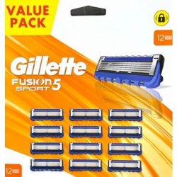 Gillette Fusion 5 Sport Razor Blades - 12 Pieces