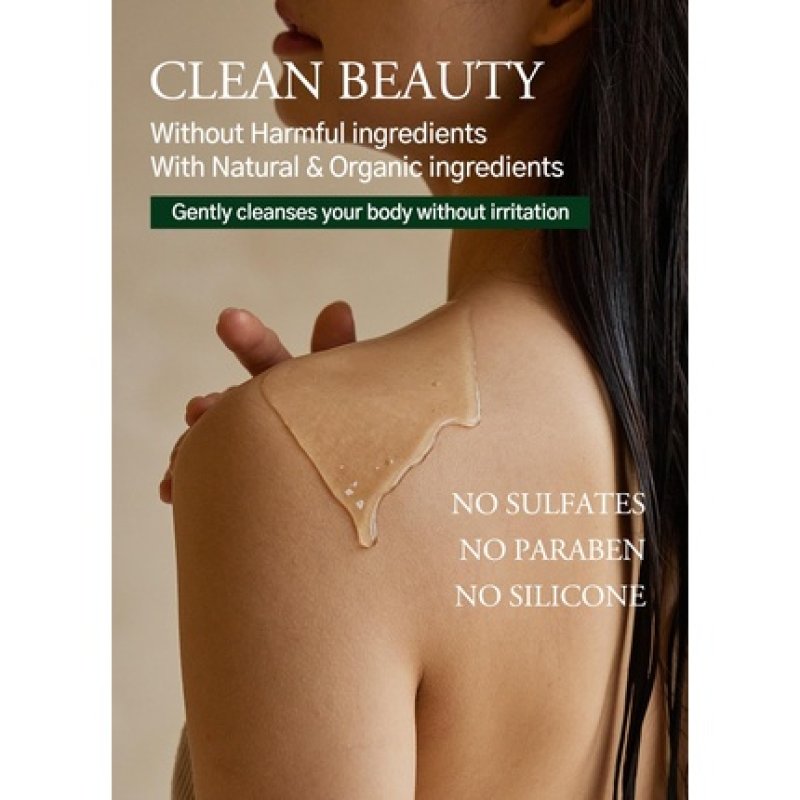 Laferme Low pH Balanced Gentle Korean Body Wash with Natural & Organic Ingredients